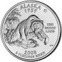 Pocket Knife - Bear 2008 Alaska State Quarter