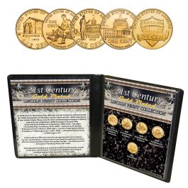 Lot Of 20 Uncirculated 2009 Lincoln Professional Life U.S. Pennies - 24K Gold Plated 2 thumbnail image