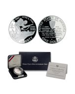 World War II 50th Anniversary Commemorative Silver Dollar- Proof