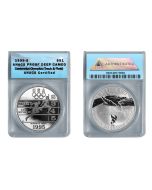 1995 Olympics Commemorative Silver Proof Dollar DCAM  Track & Field