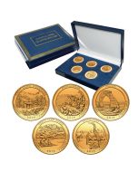 2014 America the Beautiful® National Parks Set- 24K Gold Plated
