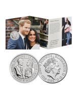 2018 UK Royal Wedding 5 Pound BU ~ Prince Harry & Meghan