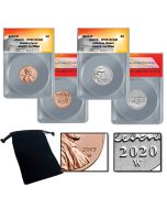 First Ever Reverse Proof West Point Mint Penny & Nickel RP69