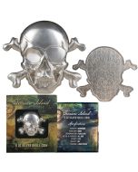 Treasure Island 5oz Silver Skull Coin - Barbados