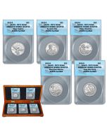 2022-S American Women 5 Quarter Proof Set ANACS PR70
