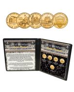 21st Century Gold Plated Lincoln Penny Collection