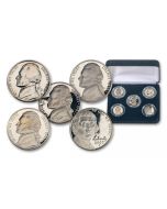 5 DECADES OF S MINT PROOF NICKELS 1960’s to 2000’s