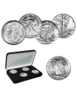 Four Decades of Walking Liberty Silver Half Dollars