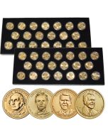 Complete Presidential Dollar Collection w/2020 George H.W. Bush!