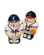 CLOSEOUT - Atlanta Braves Ceramic Salt & Pepper Shakers