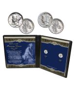 1916 & 1945 - First & Last Mercury Silver Dimes