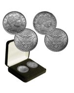 First and Last Barber Silver Quarters