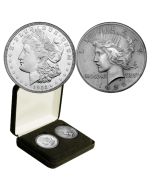Last Morgan Silver Dollar & First Peace Silver Dollar