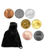 Pouch Of 7 Lucky Coins