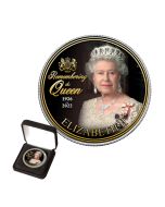 Queen Elizabeth II Colorized Silver Eagle