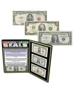 Red, Blue and Green Seal Currency Collection