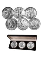 Walking Liberty Half Dollar Mint Mark Collection