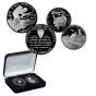 1993 WWII 50th Anniversary - Silver Dollar and Half Dollar Proof Set
