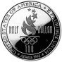 1996 Olympics Soccer Proof Half Dollar