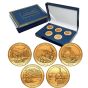 2014 America the Beautiful® National Parks Set- 24K Gold Plated