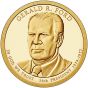 Gerald R. Ford Presidential Dollar PR70