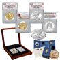 2016 Coin & Chronicles Set - Ronald Reagan ANACS 69