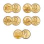 21st Century Gold Plated Lincoln Penny Collection