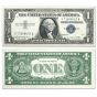 $1 BLUE SILVER CERTIFICATE and RED SEAL $2 BILL 