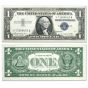 $1 BLUE SILVER CERTIFICATE and RED SEAL $2 BILL