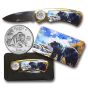 Pocket Knife - Bear 2008 Alaska State Quarter