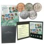 A Century of Coins and Stamps - 3PC Set - 1970's, 1980's and 1990's