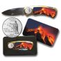 Pocket Knife - Erupting Volcano  - 2012 Hawaii State Quarter