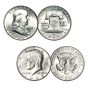 Last Franklin – First JFK Silver Half Dollars