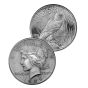 Last Morgan Silver Dollar & First Peace Silver Dollar
