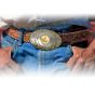 Native American Dollar Belt Buckle