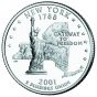 Pocket Knife - Statue of Liberty 2001 NY State Quarter