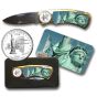 Pocket Knife - Statue of Liberty 2001 NY State Quarter