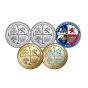 AMERICA THE BEAUTIFUL® NATIONAL PARKS 5 PC QUARTER SET - Texas
