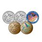 AMERICA THE BEAUTIFUL® NATIONAL PARKS 5 PC QUARTER SET  KS
