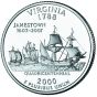 Pocket Knife - Ships at Sea  - 2000 Virginia State Quarter