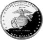 2005 Marines Commemorative Silver Proof Dollar