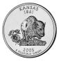Pocket Knife - Bison 2005 Kansas State Quarter