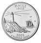 Pocket Knife - Lighthouse  - 2003 Maine State Quarter