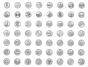 56 Brilliant Uncirculated America the Beautiful Parks Quarters with Map