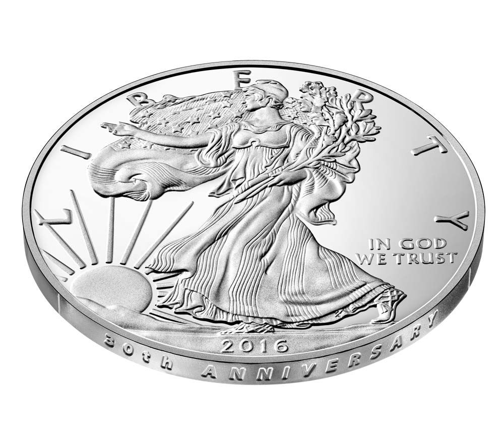 2016 30th Anniversary Silver Eagle PR70