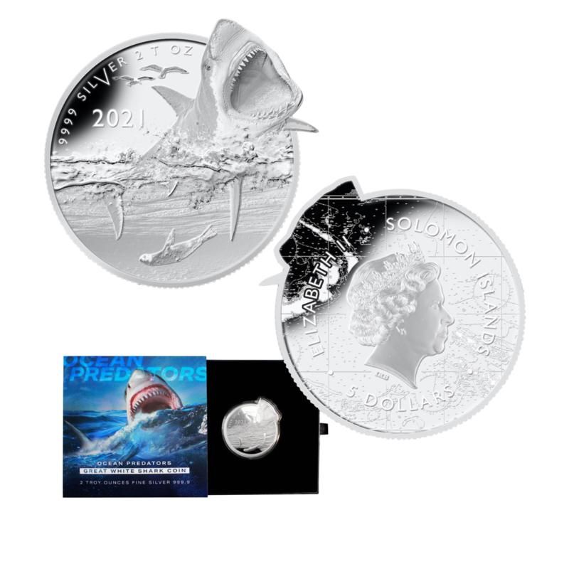 Ocean Predators 1 oz Silver Coin NZ Mint 2015 Great Barracuda Coin #4 