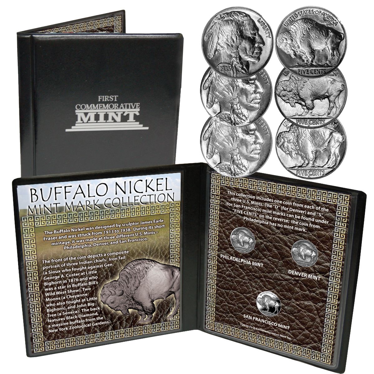 10 from.... Group of Obsolete Buffalo Nickels