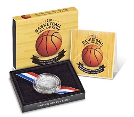 2020 Basketball HOF Clad Half Dollar Coin BU - OGP 2