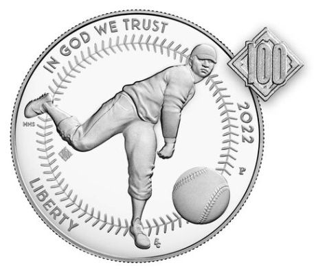 2022 Negro Leagues Baseball Proof Silver Dollar with Privy Mark 1