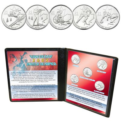 CANADA VANCOUVER WINTER OLYMPIC 2007 COIN SET 1